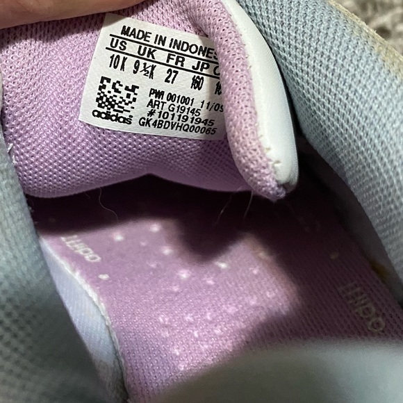 Adidas Girls Sz 10T Runners - Picture 4 of 5